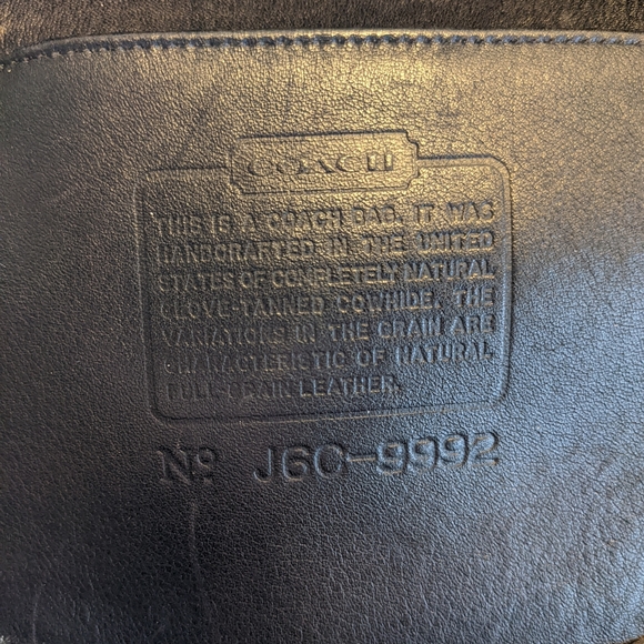 Vintage Coach Handle Backpack N°9992 in Black - Picture 3 of 3